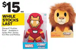 Woolworths Disney 6" Ooshies Plush offer