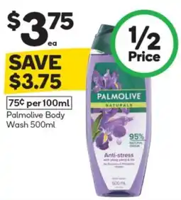 Woolworths Palmolive Body Wash 500ml offer