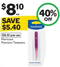 Woolworths Manicare Precision Tweezers offer