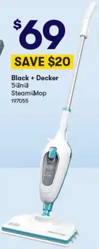 Woolworths Black+Decker Steam Mop offer