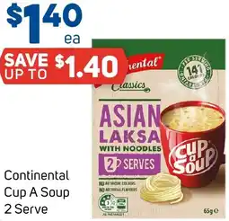 Foodland Continental Cup A Soup 2 Serve offer