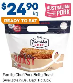 Foodland Family Chef Pork Belly Roast offer