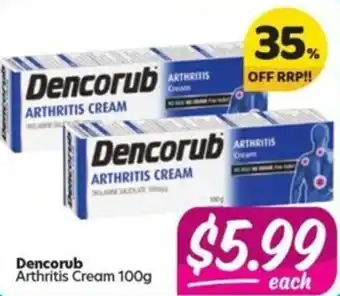 Dencorub Arthritis Cream 100g