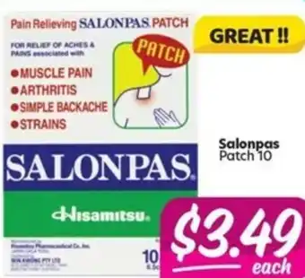 Salonpas 10 Patch