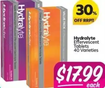 Hydralyte Effervescent 40