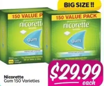 Your Discount Chemist Nicorette Gum 150s offer