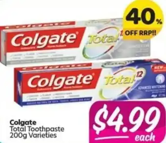 Colgate Total Toothpaste 200g
