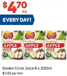 Foodland Golden Circle Juice 6 x 200ml offer