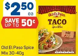 Old El Paso Spice Mix 30-40g