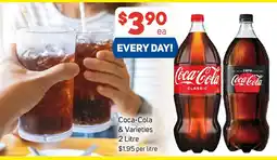 Foodland Coca-Cola & Varieties 2 Litre offer