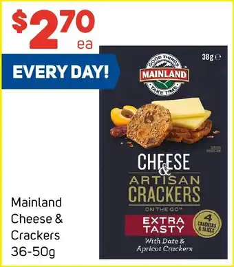 Foodland Mainland Cheese & Crackers 36-50g offer