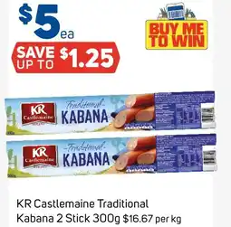 Foodland KR Castlemaine Traditional Kabana 2 Stick 300g offer