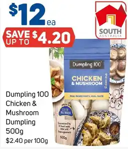 Foodland Dumpling 100 Chicken & Mushroom Dumpling 500g offer