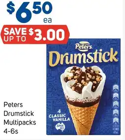 Foodland Peters Drumstick Multipacks 4-6s offer
