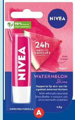 Foodland Nivea Lip Care 4.8g offer