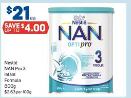 Foodland Nestlé NAN Pro 3 Infant Formula 800g offer