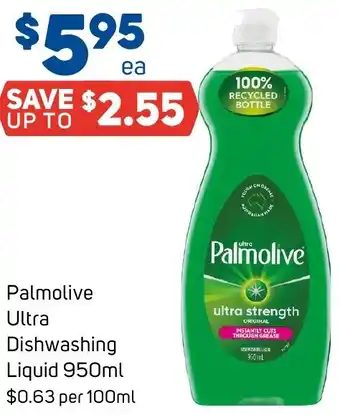 Foodland Palmolive Ultra Dishwashing Liquid 950ml offer