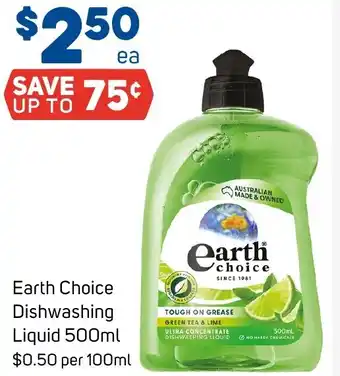 Foodland Earth Choice Dishwashing Liquid 500ml offer