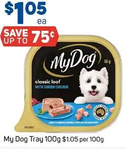 Foodland My Dog Tray 100g offer