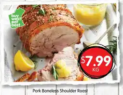 Spudshed Pork Boneless Shoulder Roast offer