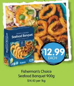 Spudshed Fisherman's Choice Seafood Banquet 900g offer