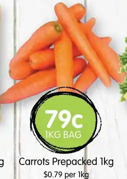 Spudshed Carrots Prepacked 1kg offer