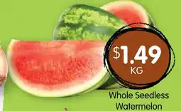 Spudshed Whole Seedless Watermelon offer