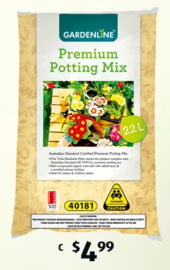 ALDI Premium Potting Mix 22L offer