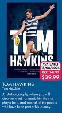 QBD TOM HAWKINS Tom Hawkins offer