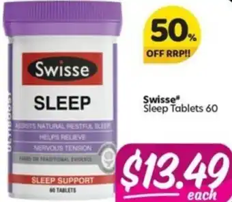 Your Discount Chemist Swisse Sleep Support 60 Tablets offer