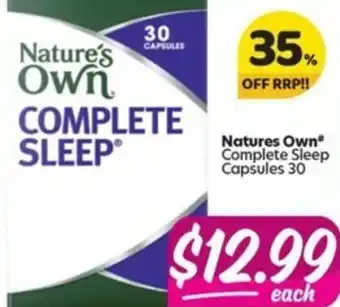 Your Discount Chemist Nature's Own Complete Sleep 30 Capsules offer