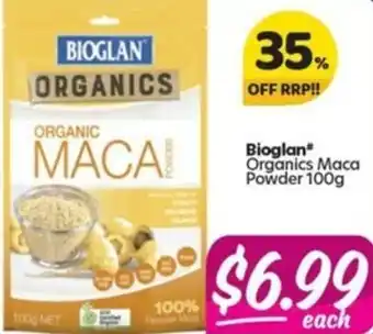 Your Discount Chemist Bioglan Organic Maca Powder 100g offer