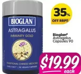 Your Discount Chemist Bioglan Astragalus Immunity Gold 90 Capsules offer
