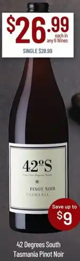 42 Degrees South Tasmania Pinot Noir
