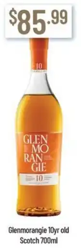 Chambers Cellars Glenmorangie 10yr old Scotch 700ml offer