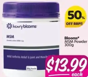 Your Discount Chemist Blooms MSM Powder 300g offer