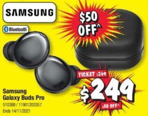 Samsung Galaxy Buds Pro offer at JB Hi-Fi