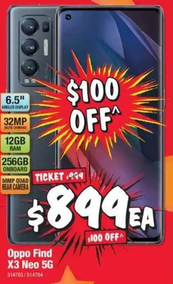 JB Hi-Fi Oppo Find X3 Neo 5G offer