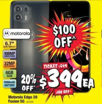 JB Hi-Fi Motorola Edge 20 Fusion 5G offer