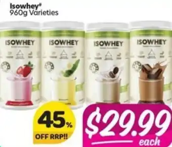 Isowhey 960g