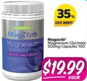 Your Discount Chemist Magzorb Magnesium Glycinate 500 mg offer