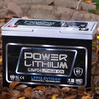 SuperCheap Auto Power Crank 110Ah Lithium Deep Cycle Battery offer