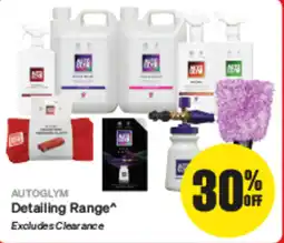 AUTOGLYM Detailing Range Excludes Clearance