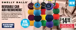 SuperCheap Auto SMELLY BALLS' REUSABLE CAR AIR FRESHENERS* offer