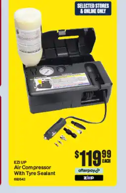 SuperCheap Auto Air Compressor With Tyre Sealant offer