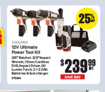 SuperCheap Auto 12V Ultimate Power Tool Kit offer