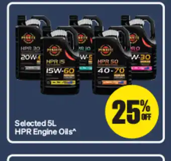 SuperCheap Auto Selected 5L HPR Engine Oils offer