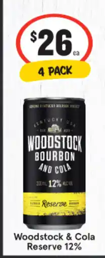 Woodstock & Cola Reserve 12%