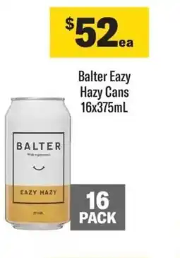 Balter Eazy Hazy Cans 16x375mL