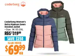 Cederberg Women's Retro Mawson Down Hooded Jacket